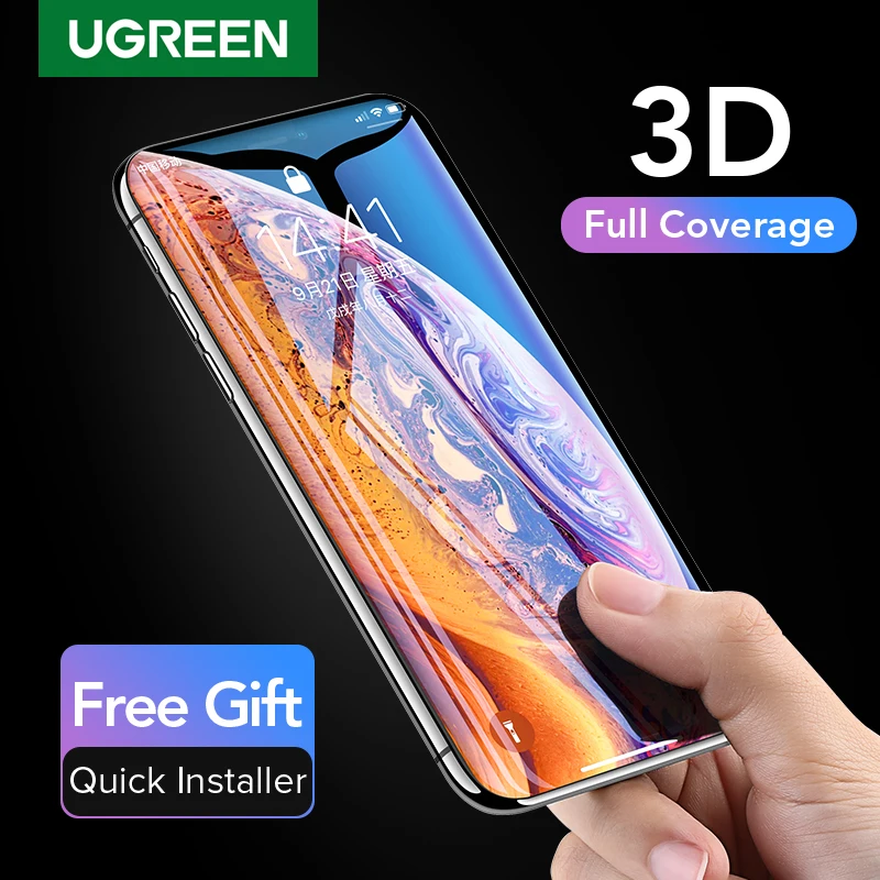 Защитное стекло Ugreen для iPhone 7 8 6 6s Plus 3D закаленное Защитная пленка экрана |