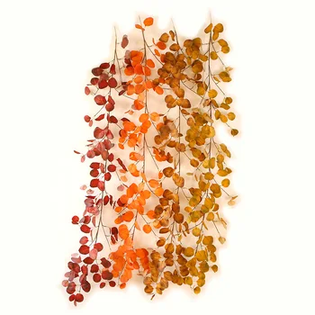 

Wedding Decoration Artificial Plants Green Eucalyptus Vines Rattan artificial Fake Plants Ivy Wreath Wall Decor Vertical Garden