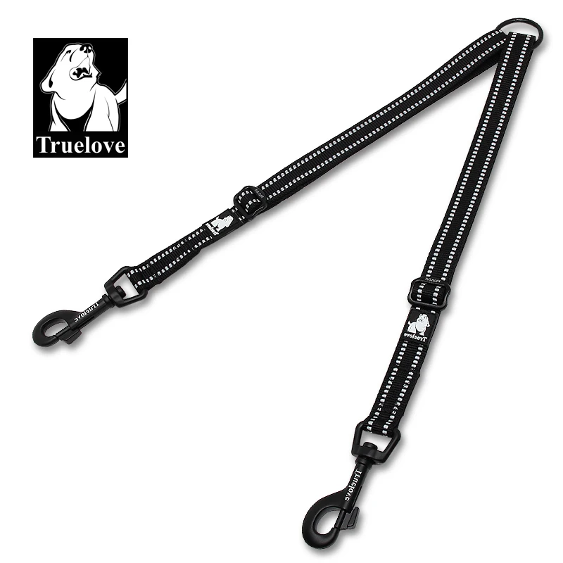 Truelove Dog Leash Double Leashes Running  Walking Dog Pet Reflective Nylon Adjustable Leashs For Two Dog Small Medium Large Pet (6)