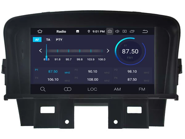 NaweiGe 7 дюймов Android Восьмиядерный 9,0 PX5 4+ 32 ГБ Автомобильный dvd для Chevrolet Cruze 2008-2011 Авторадио gps навигация мультимедийные плееры