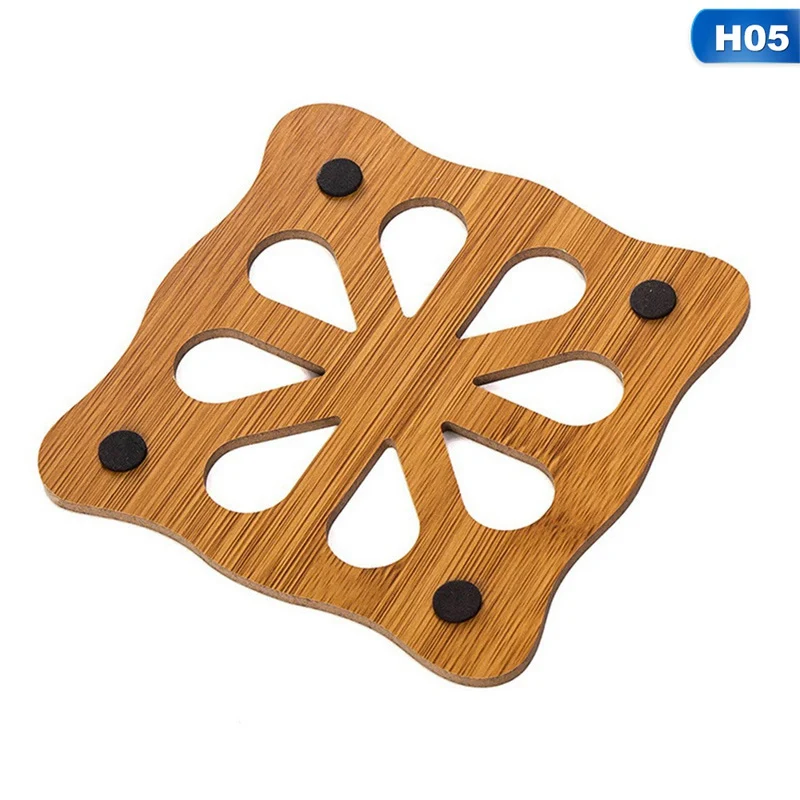 1Pcs Korea Creative Cute Animal Wooden Mug Coasters Desktop Mat Cup Mats Wood Carved Cup Pads Shop Bar Tea Coffee Cup Holder - Color: 05