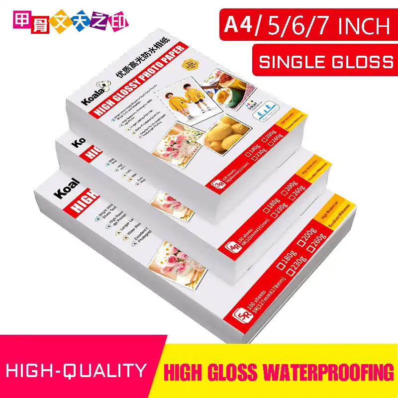 Epson EcoTank L3150 for Adhesive Sticker A4 Photo Paper 20 PCsPhoto