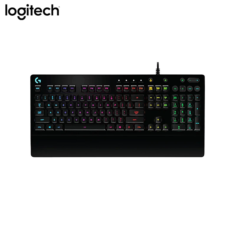 

Logitech G213 PRODIGY Wired Competitive Gaming Keyboard RGB Backlit Splash-proof Multimedia Keyboard