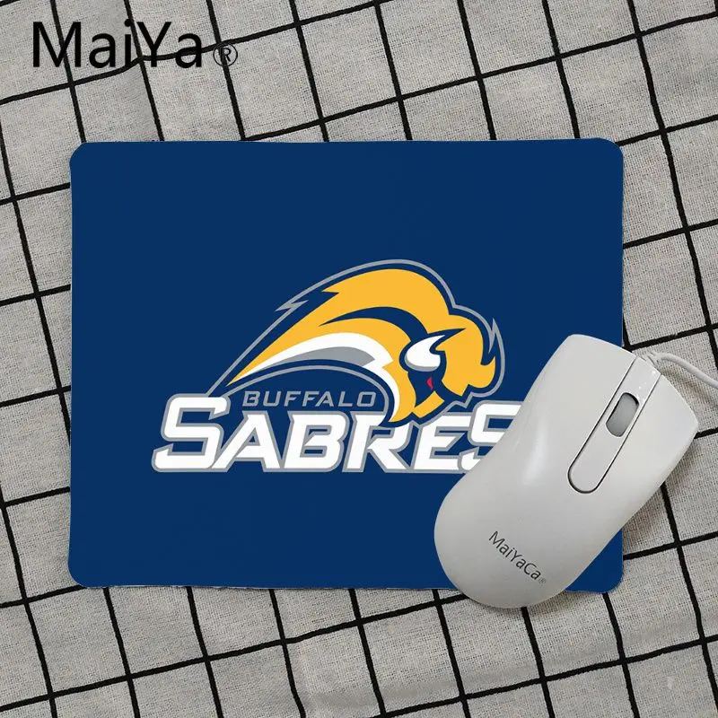 No Lock Edge25x29cm Maiya высокое качество Buffalo Sabres коврик для мыши геймерская игра коврики Лидер продаж подставка под руку мышь - Цвет: No Lock Edge25x29cm