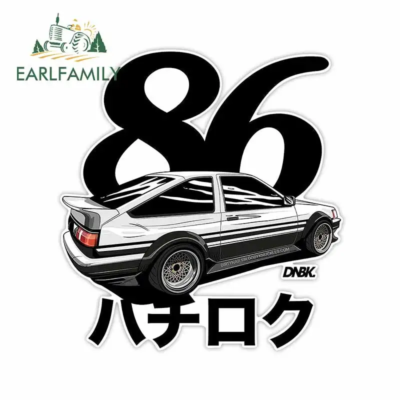 EARLFAMILY 13 см x 11 8 фотовиниловые японские оригинальные наклейки AE86 BRZ для магазина