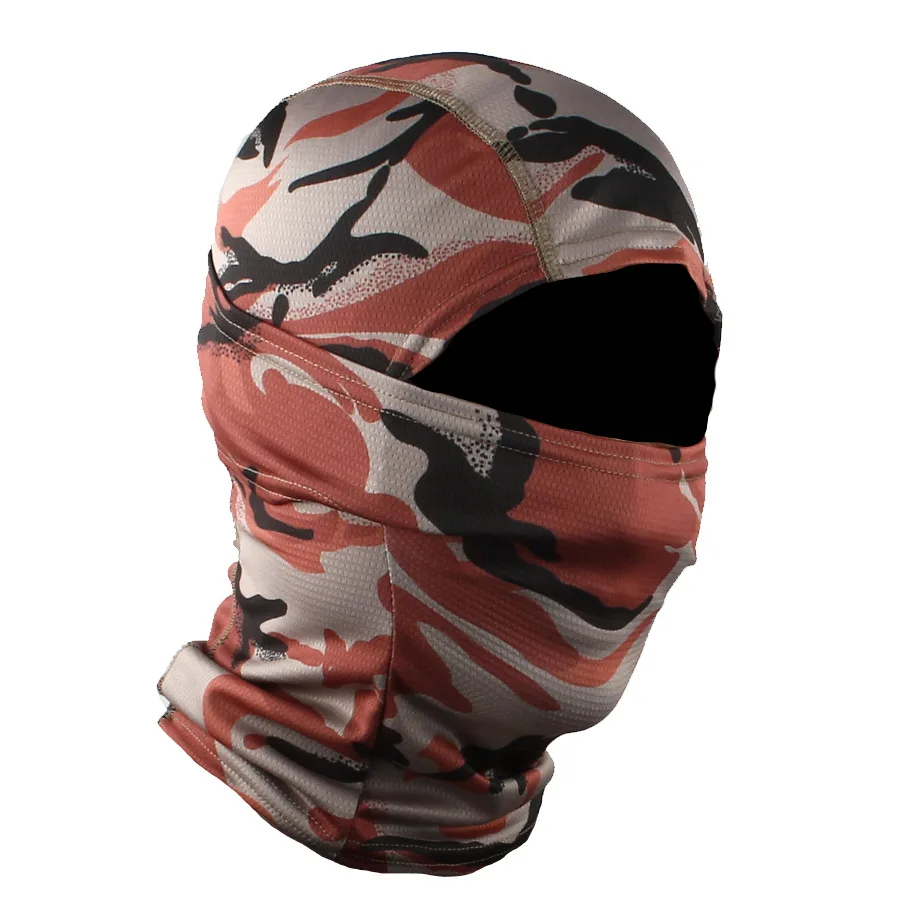 Military Balaclava Tactical Hunting Mask Camouflage Head Cover Full Face Scarf Breathable Fast Dry Cap Elastic Sandproof Bandana 