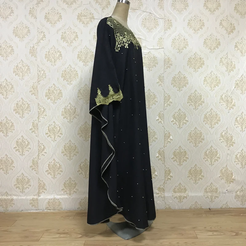 F836 Aliexpress sells Muslim embroidered bat robes sold directly on ebay