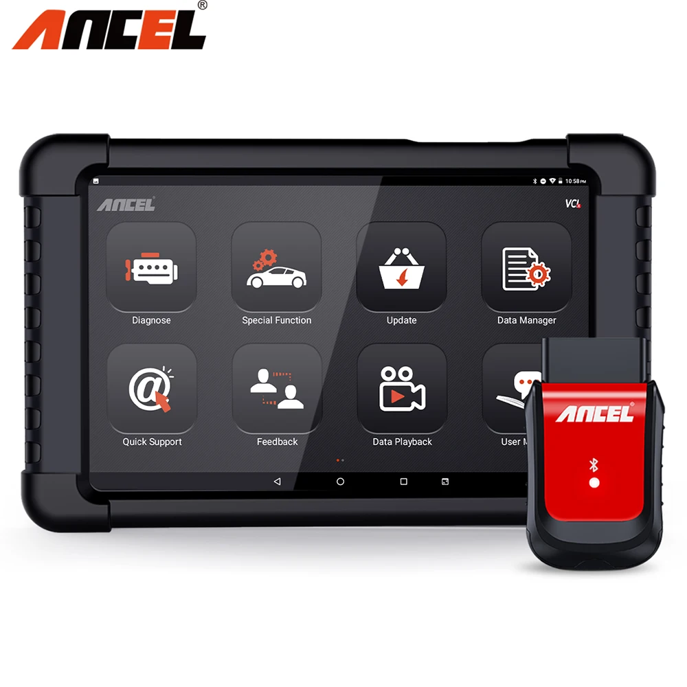 Ancel X6 автомобильный EOBD OBD2 сканер TPMS IMMO масляный Сервис Сброс полная система