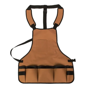 

Multi Function Apron Garden Tool Apron Home Garden Pocket Apron - Grey
