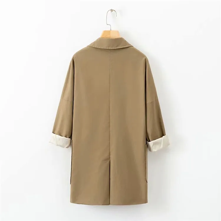 

Z2018 Europe And America Autumn New Style WOMEN'S Dress Loose-Fit Slimming Double Breasted Casual Suit Jacket 7621603