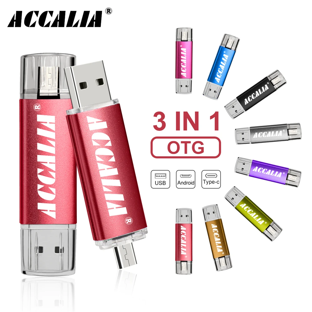 Pendrive OTG 3 en 1, 128GB, 64GB, tipo de rotulador, 32GB, 16GB, 8GB, 4GB