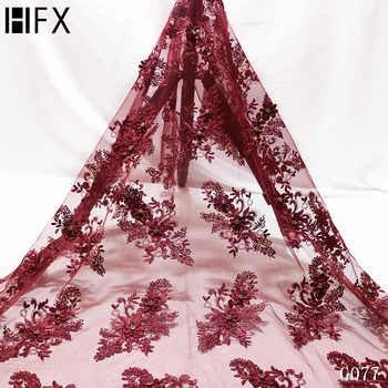 

2019 Latest French Nigerian Laces Fabric High Quality Tulle African Lace Fabric Wedding African French Tulle Lace for dress G077