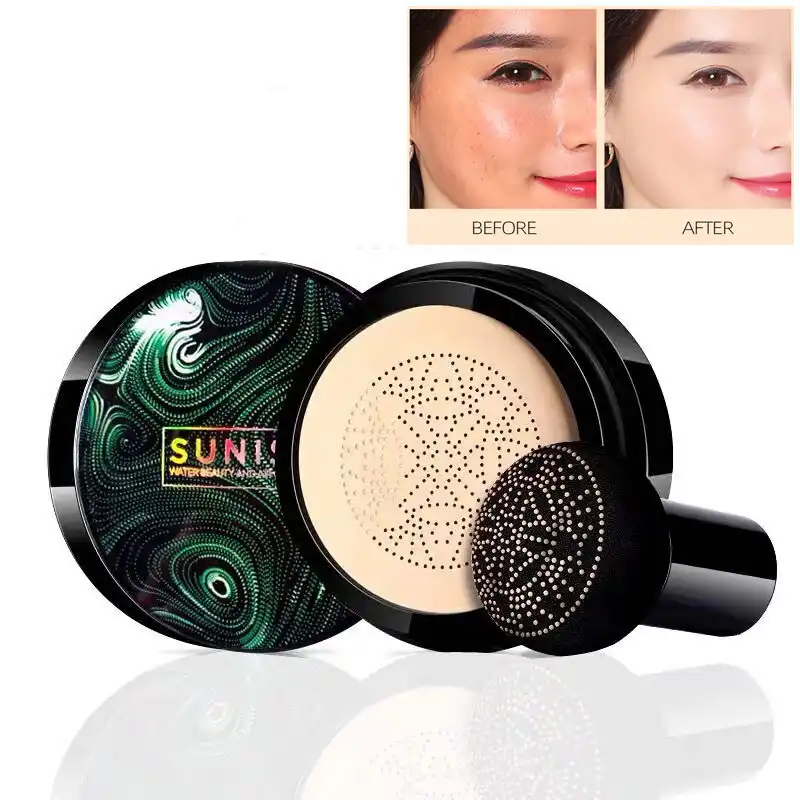 SUNISA Mushroom Head Make up Air Cushion Moisturizing Foundation Air