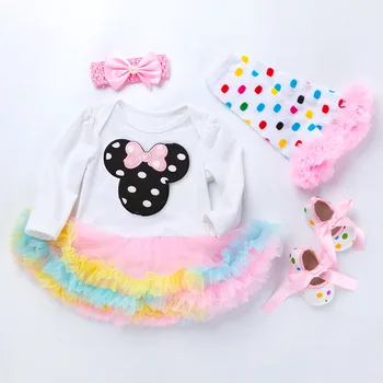 

YK&Loving TuTu Dress Fashion Baby Set Newborn Clothes Baby Girl Spring Autumn Clothing Cute Princess Style Casual Baby Suit