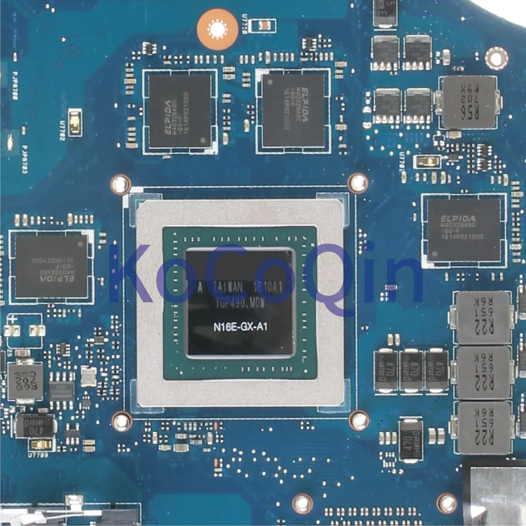 KoCoQin материнская плата для ноутбука ASUS G752VY SR2FQ материнская плата REV: 2,2 i7-6700HQ N16E-GX-A1 протестирована