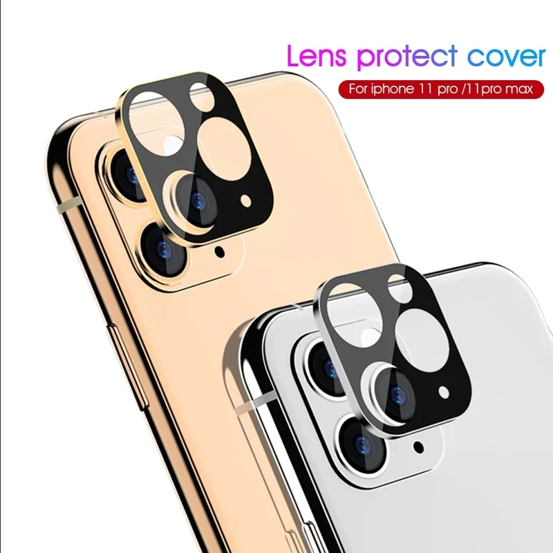 Защитная пленка для iPhone 11 pro max, металлическая крышка объектива для iPhone 11, защитная стеклянная крышка для объектива камеры