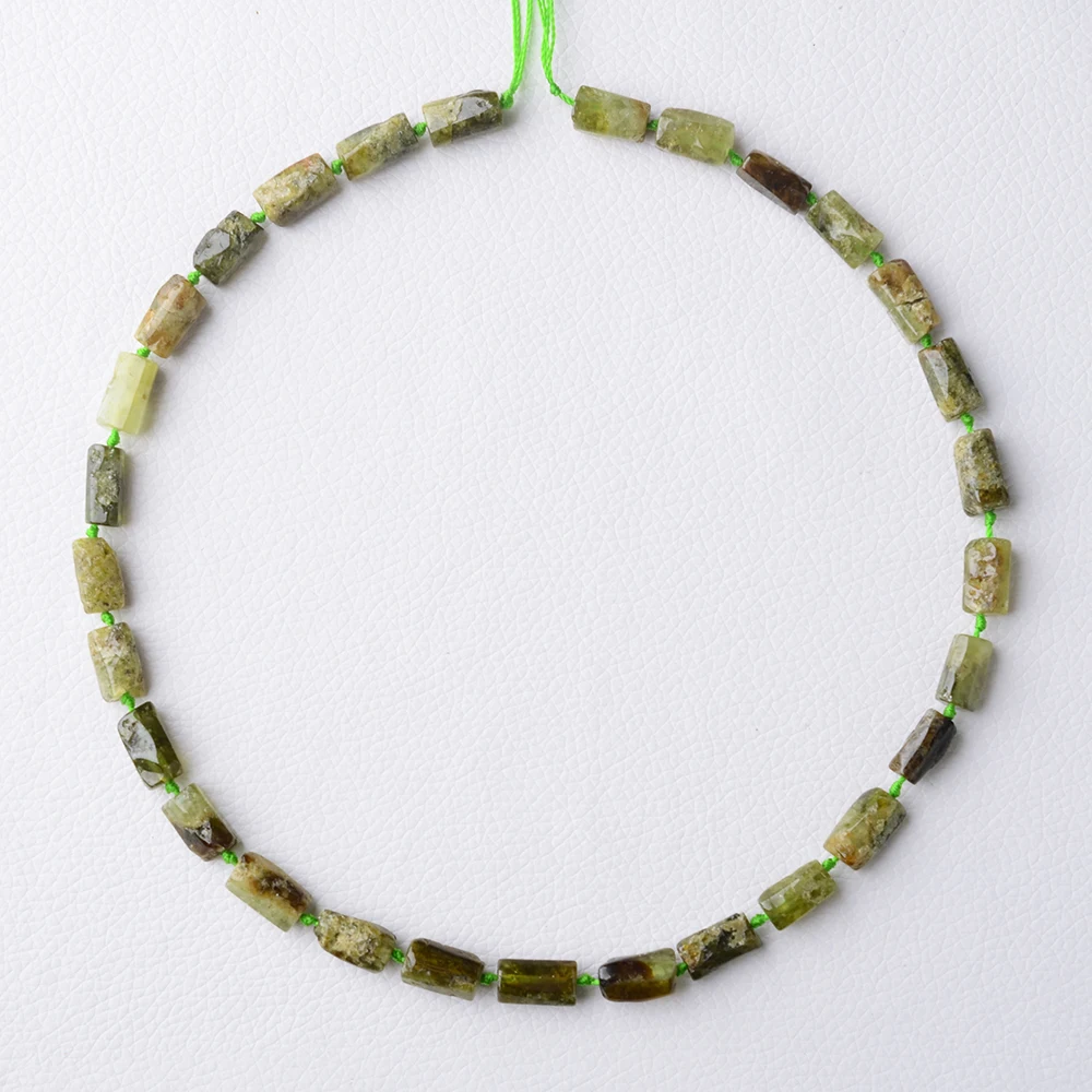 Natural Genuine Green Garnet Nugget Free Form Loose Smooth Necklace Bracelet Jewelry Beads