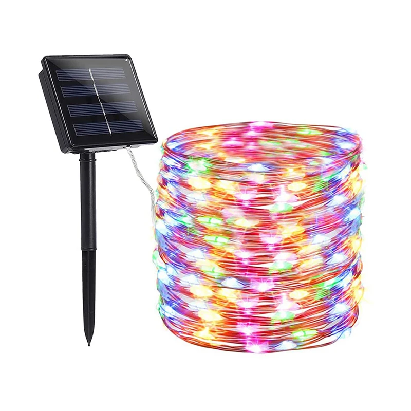 Guirlande Lumineuse Solaire Chaîne Fleur Cerise Fée Extérieure étanche