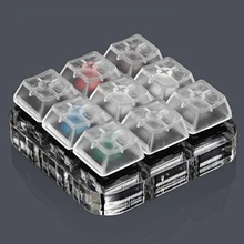 9 anahtar anahtarları mil test aracı Keycaps mekanik klavye anahtarı test cihazı