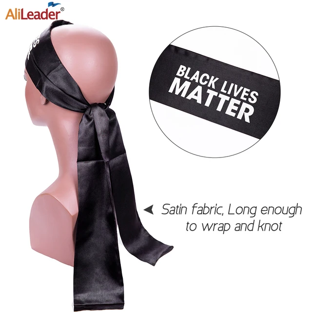 Alileader Cheap Satin Edge Scarves For Wigs 4 Colors Headband Wig Wrap Grip Band For Hair