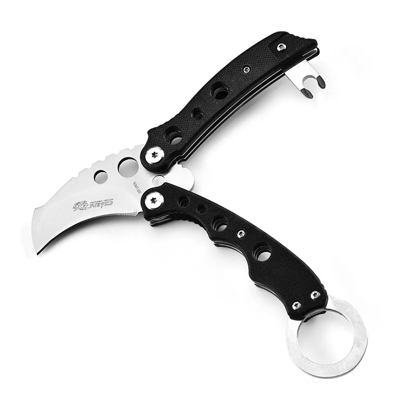 Бабочка в ноже Karambit складной нож тренировочный нож подарок balisong Практичный Нож механический коготь нож