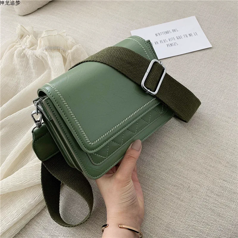 

Female Thread Shoulder Crossbody Bags For Women 2020 Leather Luxury Handbags Famous Brand Designer Ladies Hand Sling Sac A Main