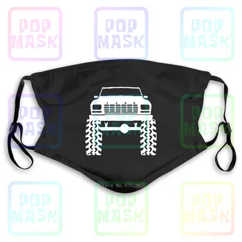 

Dust Mask with Filter 1980'S 90'S Ford Bronco Lifted Mud Tires Truck Washable Reusable Mask