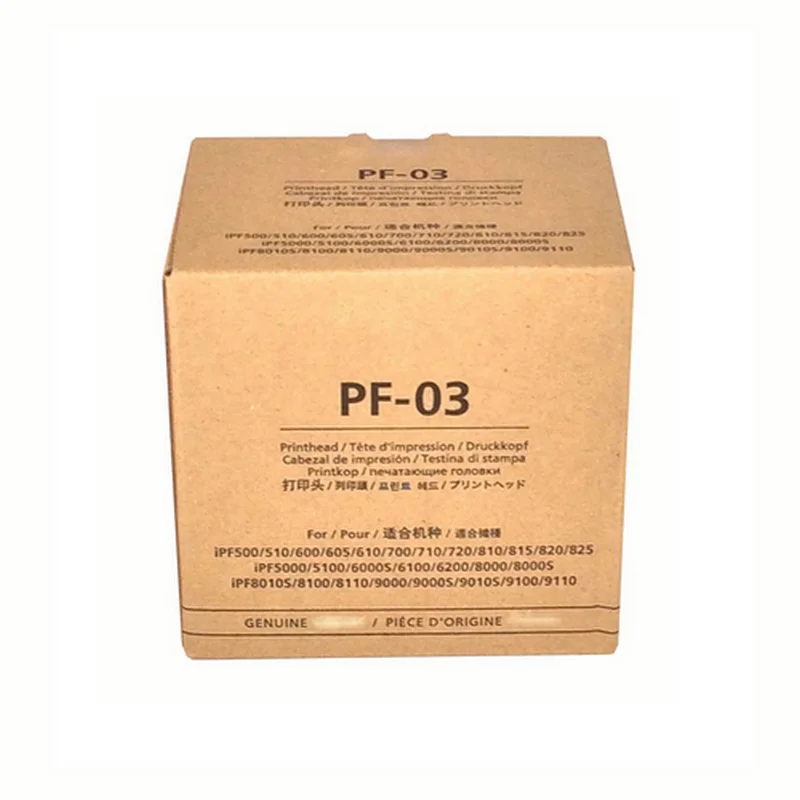 

Pinthead PF03 PF-03 pf 03 For Canon nozzle IPF-655 755 650 PF-03 iPF8010s/8000/815/510/710/605/610 print head