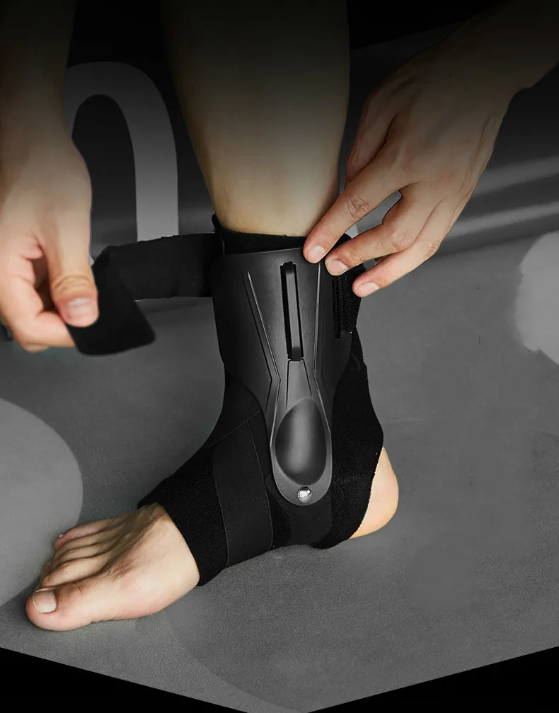 Фиксатор лодыжки спортивный стабилизатор ступни Регулируемый бандаж ножной браслет защитная упаковка для защиты растяжения травм унисекс 1 шт