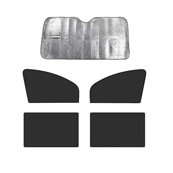 

New Car Sunshade Black Mesh Side Block Car Fender Flare Wheel Lip Rubber Window Sunshade Cover Car Window Side Sun