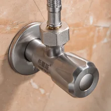 SUS304 из нержавеющей стали треугольный клапан толстый три круглые для Быстрого Открывания камера горшок водонагреватель только угловой клапан горячий