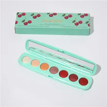 

Kawaii 7 Colors Eyeshadow Palette Pigment Glitter Eyeshadow Highly Pigmented Eye Makeup Pallet Creamy Blendable Long Lasting