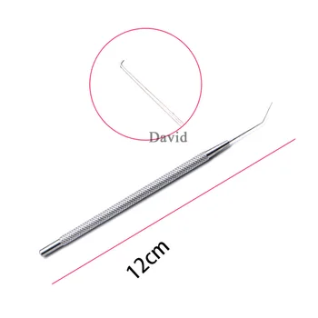 

Ophthalmology Microscopic Titanium Alloy Hack Core Knife 45 degree 90 degree Eyelid Instrument Tools