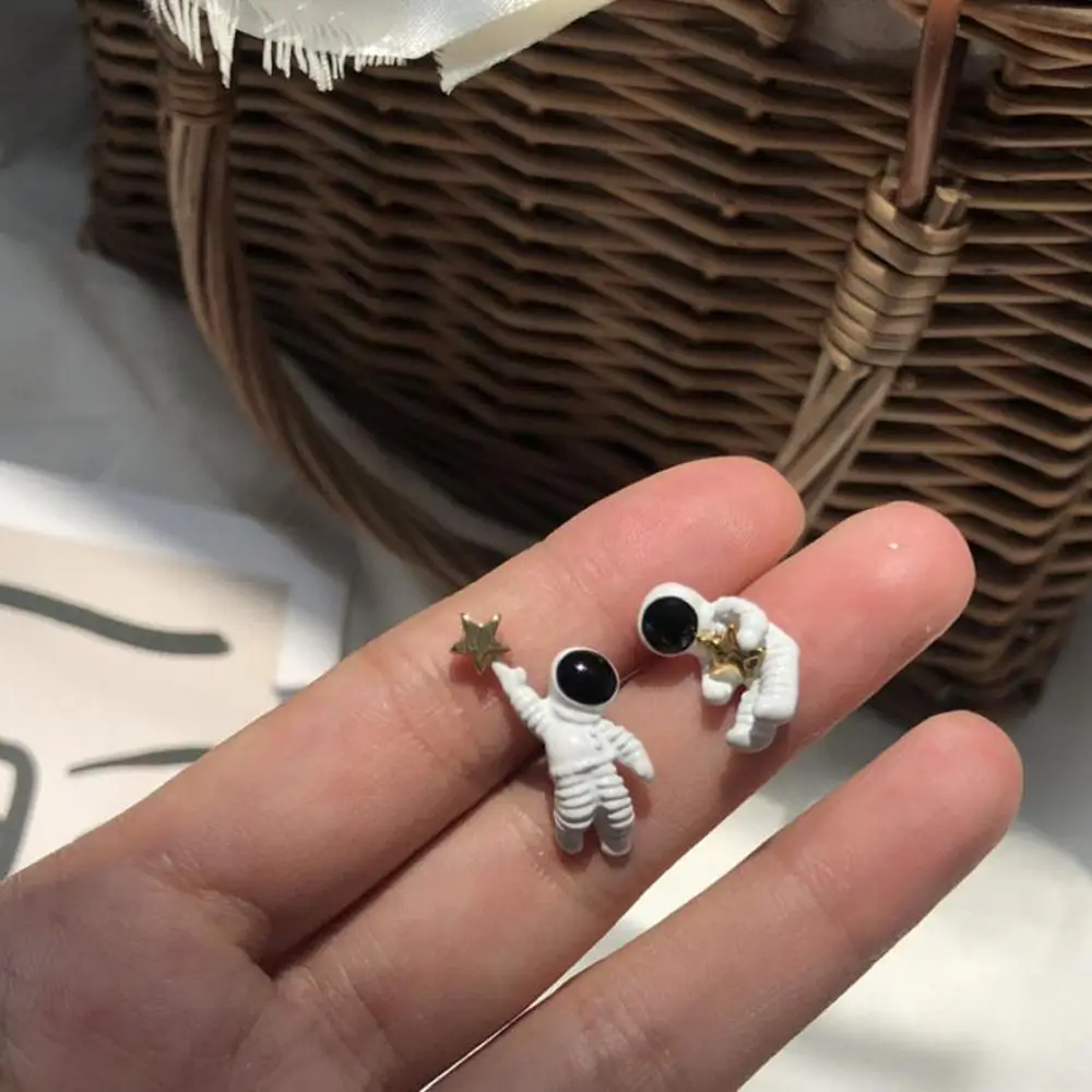 Новые креативные модные серьги астронавта модная женская серьга модное платье