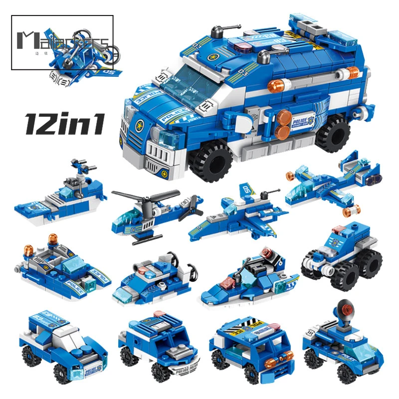 Mailackers городской полицейский участок наборы деформированные Rotorcraft лодки