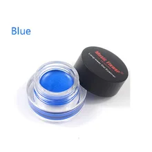 Горячая Женская Черная водостойкая гелевая подводка для век макияж косметический гель подводка для глаз с кисточкой 24 часа длинная Стойкая подводка для глаз