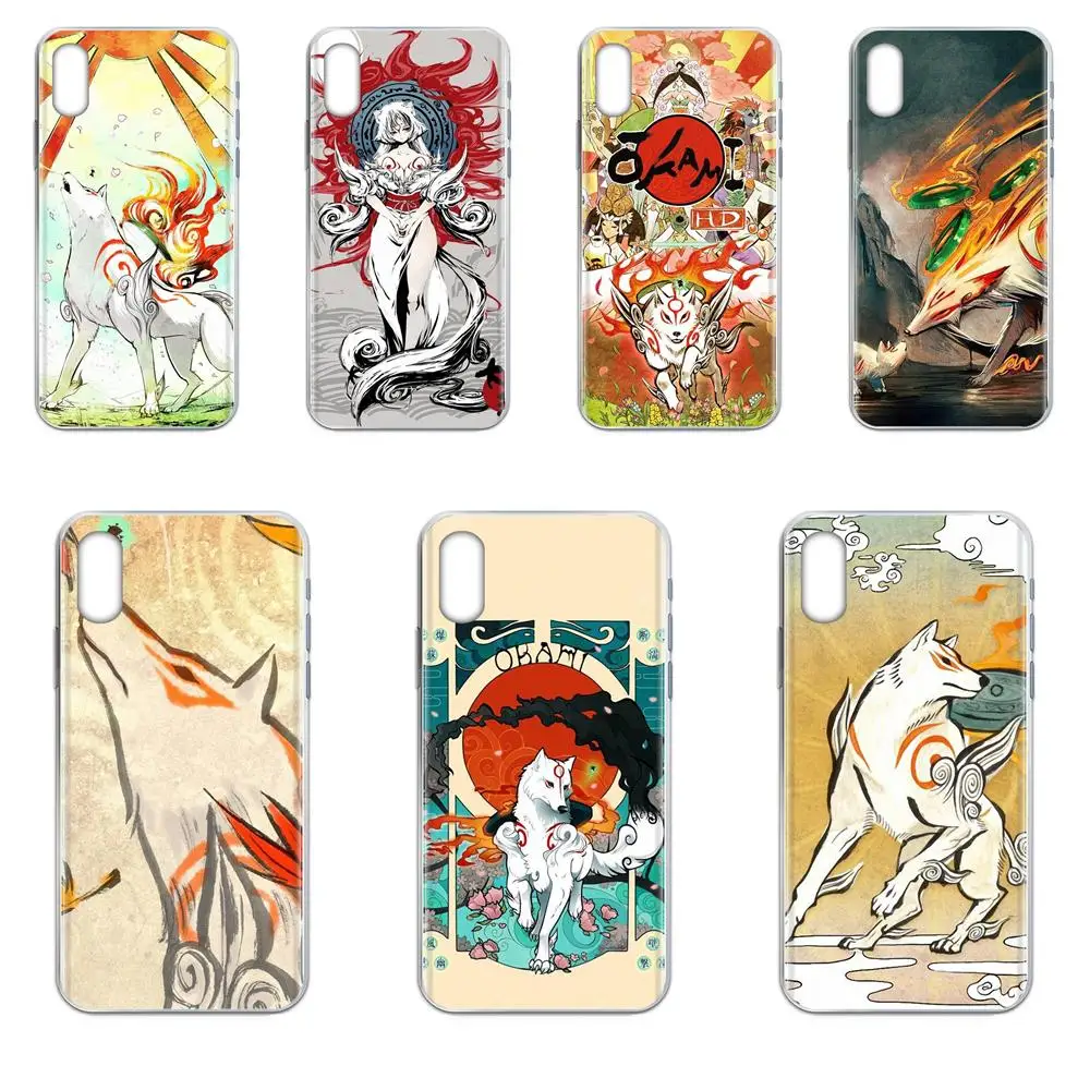 Японский аниме Okami для Huawei Honor 4C 5A 5C 5X 6 6A 6X 7 7A 7C 7X 8 8C 8S 9 10 10i 20 20i Lite Pro мягкий чехол