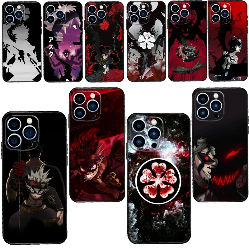 lifeproof case iphone xr Black Clover Asta Anime Phone Case For iPhone 13 12 11 Pro Max mini SE 2020 X XR XS Max 7 8 Plus Cover Coque iphone 11 wallet case