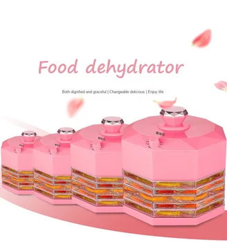 

Small Foodstuff Dryer Fruit Dehydrator Household Fruit and Vegetable Dissolved Bean Pet Meat Food Air Dryer Food Dehydrator
