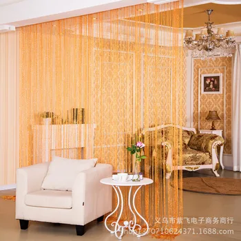 

3x2.8m String curtain window curtain partition bedroom living room background wall Home Decoration Tassel curtain decoration