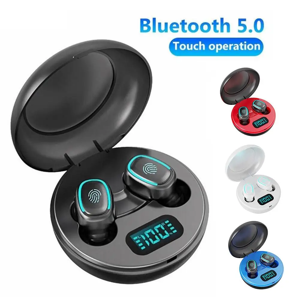 DC 5V A10 Bluetooth гарнитура бинауральные TWS 5 0 цифровые наушники-вкладыши Беспроводные