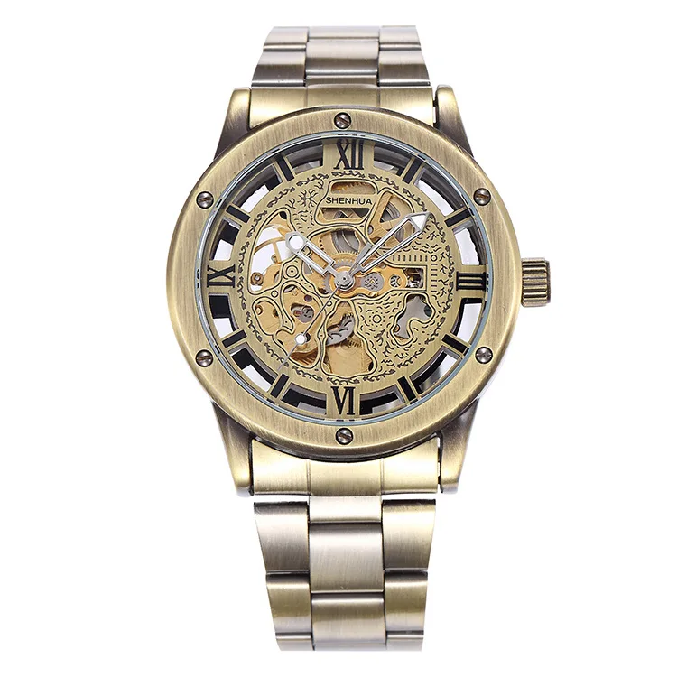 

New Style Shenhua Gentry China Business MEN'S Table Simple Fashion Fully Automatic Stainless Steel Analog Watch
