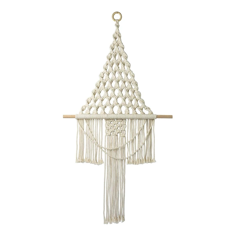 

Macrame Wall Hanging Woven Bohemian Wall Decor Boho Decorations for Home, Apartment Bedroom,Dorm Room, Cute Room Decor for Teen