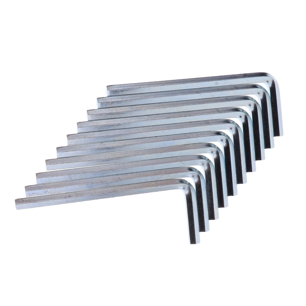 10 Pieces/Pack Functional 4mm Hexagonal Inline Roller Skate L Allen Wrench Hex Key Tool