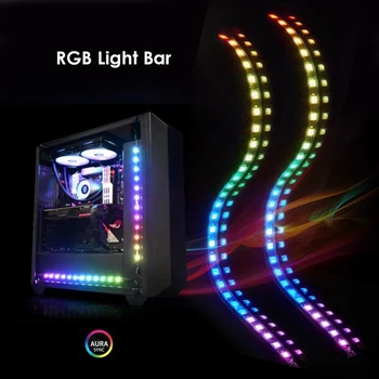 

2x LED Strip Addressable RGB Flexible RGB 200PRO Lamp Bar Hanging Cage Lampshade Ceiling Light for Fan Chassis Cooler