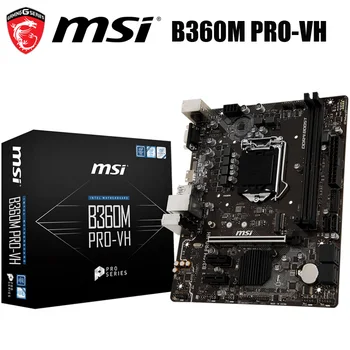 

NEW MSI B360M PRO-VH Motherboard LGA 1151 DDR4 8th Gen Core i7/i5/i3 32GB 1151 Original Desktop MSI B360 Mainboard 1151 M.2