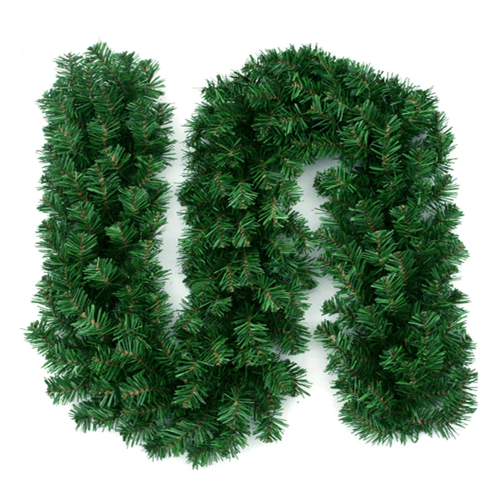 

2019 Christmas Garland 1.8m Artificial Green Wreath Christmas Decorations For Home Party Decor Pine Tree Rattan Hanging Ornament
