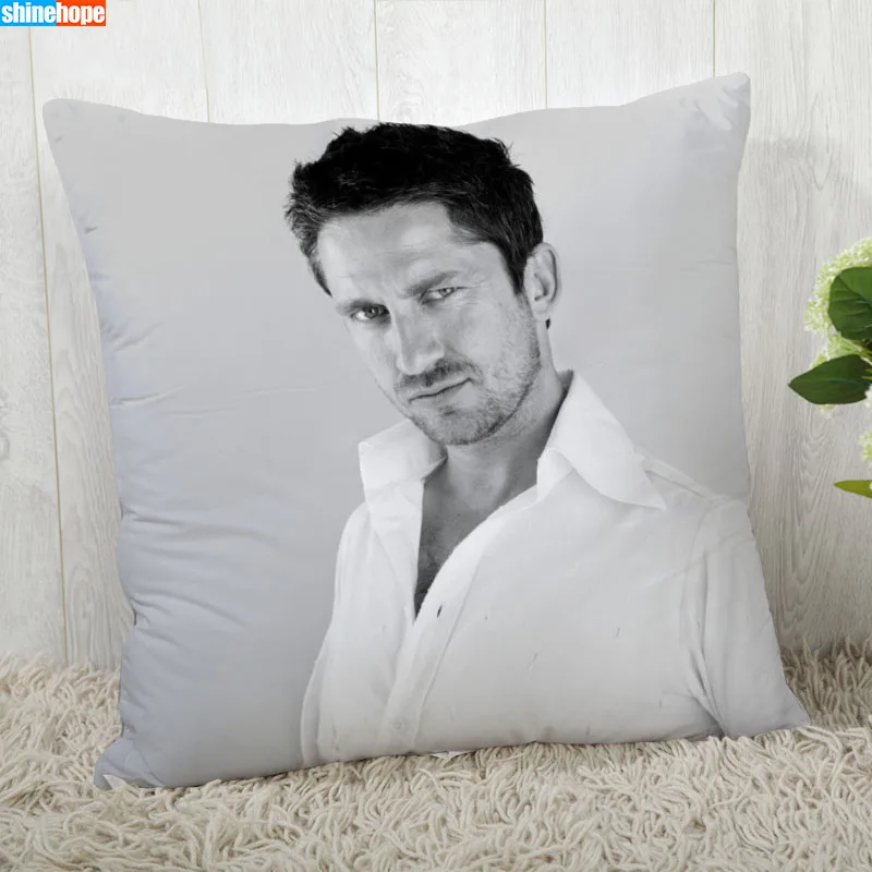 Gift Gerard Butler Cushion Pillow Cover Case 