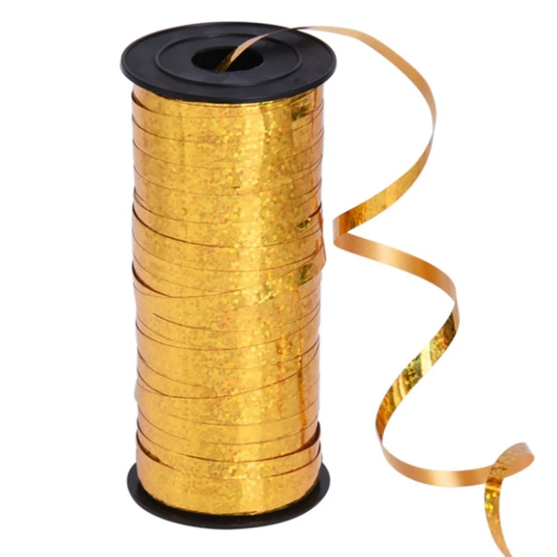 200 Yard 5 mm Crafts and Gift Wrapping Sunmns 2 Roll Crimped Curling Ribbon Balloon Band Tie for Parties Festival Florist 
