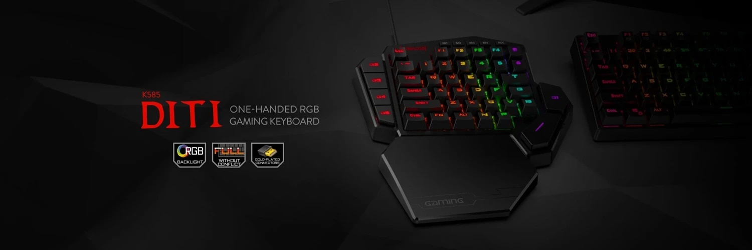 Redragon k585 diti teclado de jogo mecânico